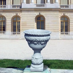 Portavaso Gardenia- portavaso in graniglia di marmo di carrara