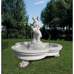 Fontana Verona fontane da giardino funzionanti in graniglia di marmo di carrara.